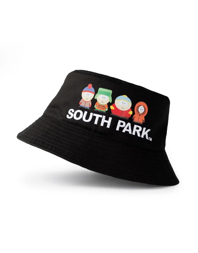 Vanilla Underground South Park Black Character Line Up Bucket Hat