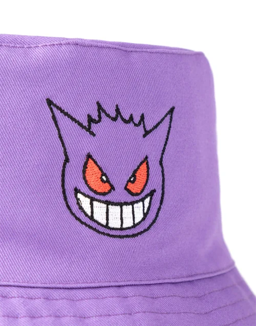 Vanilla Underground Pokemon Purple Gengar Character Bucket Hat - One Size Image 3