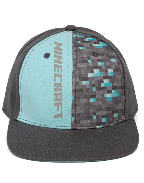 Vanilla Underground Minecraft Diamond Ore Kids/Youth Snapback Cap - Medium/Large Image 2