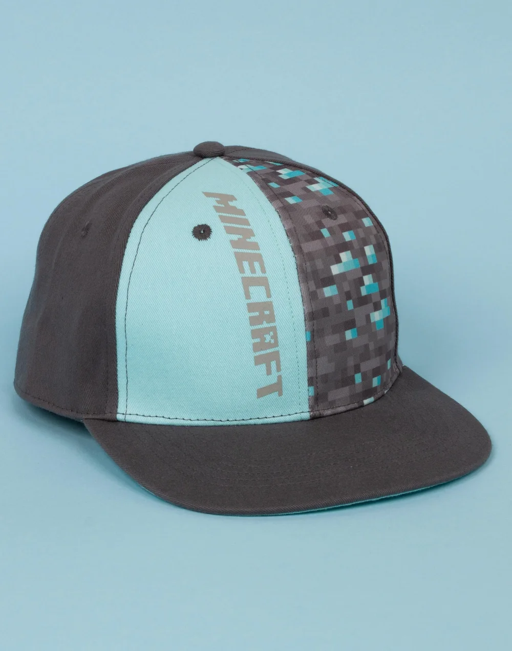 Vanilla Underground Minecraft Diamond Ore Kids/Youth Snapback Cap - M/L Image 3