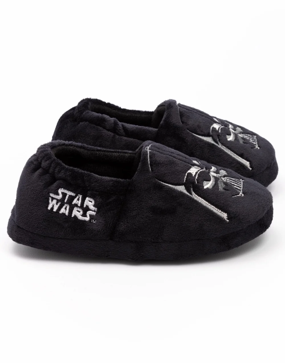 Vanilla Underground Star Wars Black Darth Vader Kids Slippers (Younger 10-Older 4) - Size 11 Infants Footwear Image 3