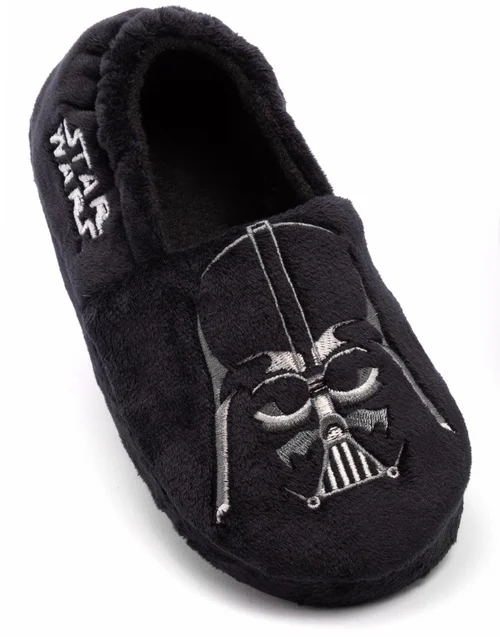Vanilla Underground Star Wars Black Darth Vader Kids Slippers (Younger 10-Older 4) - Size 11 Infants Footwear Image 5