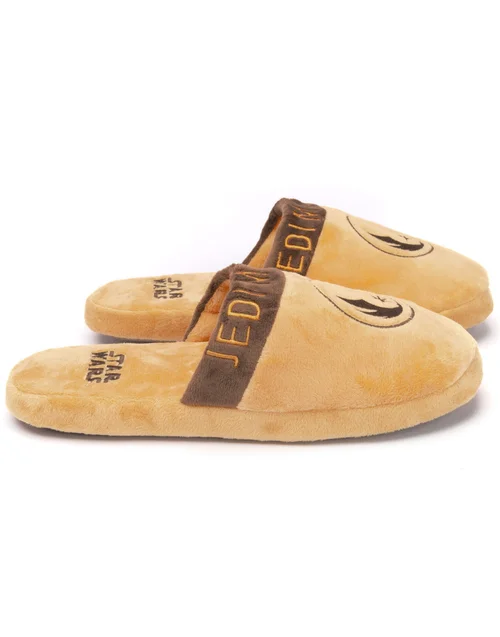 Vanilla Underground Star Wars Brown Jedi Mule Slippers - Size 7-8 Image 3