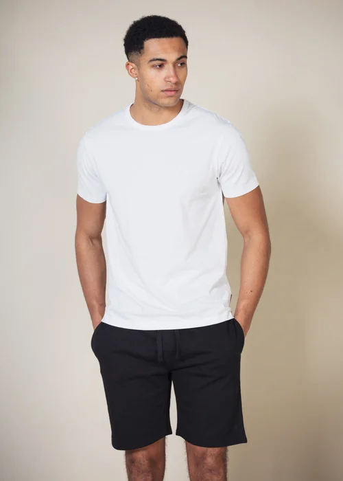 French Connection Black Cotton Jersey Shorts 3 Pack - M Image 4