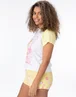 SpongeBob SquarePants Yellow & White Daydreamer Shortie Pyjamas - Large Image 4