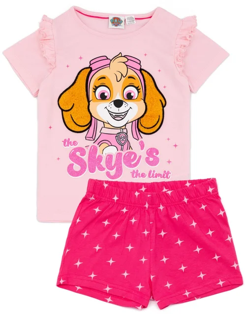 Paw Patrol Skye Kids Shortie Pink Pyjamas (12 Months-6 Years) - Age 2 - 3 Years Image 1