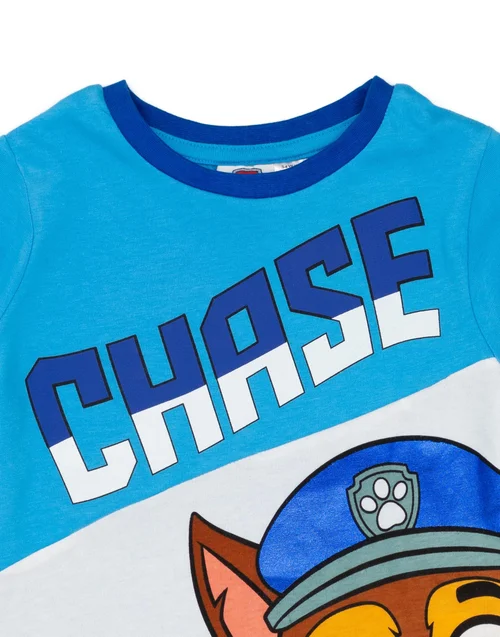 Paw Patrol Chase Kids Shortie Blue Pyjamas (12 Months-6 Years) - Age 4-5 Years Image 4