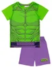 Vanilla Underground Marvel Hulk Kids Shortie Pyjamas (2-8 Years) - Age 4-5 Years Image 1