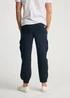Tokyo Laundry Navy Linen Blend Cargo-Style Trousers - M Image 2