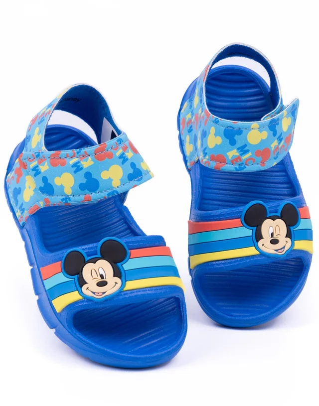Disney Mickey Mouse Kids Blue Sandals (Younger 6-12 Older)