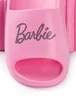 Vanilla Underground Barbie Kids Pink Sliders (Younger 8-2.5 Older) - Size 2.5 Infants Footwear Image 5