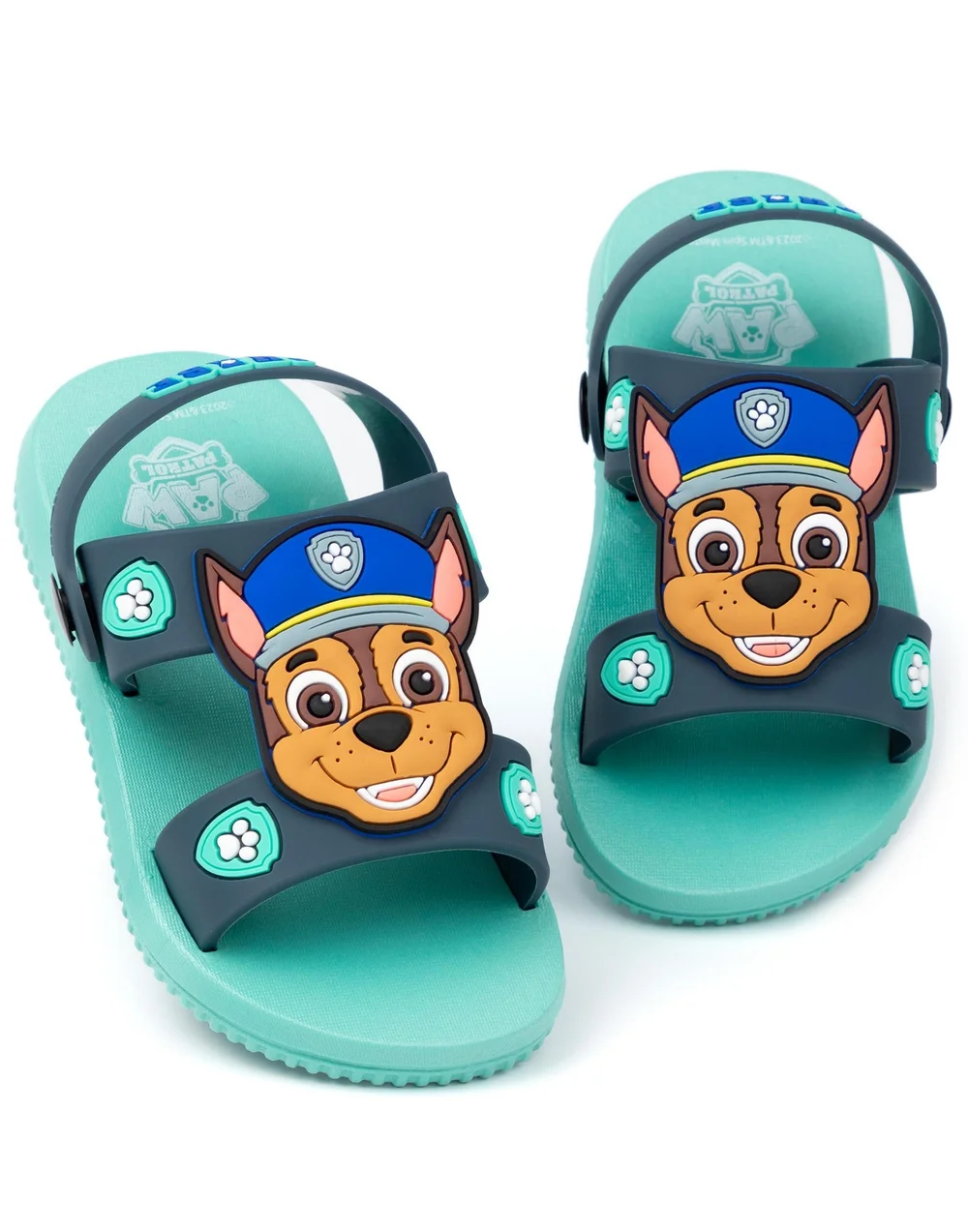 Paw Patrol Chase Kids Blue Sandals (Younger 6-12 Older) - Size 8 Infants Footwear Image 1