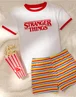 Stranger Things Kids Shortie Multi Pyjamas (7-14 Years) - Age 10 Years Image 2