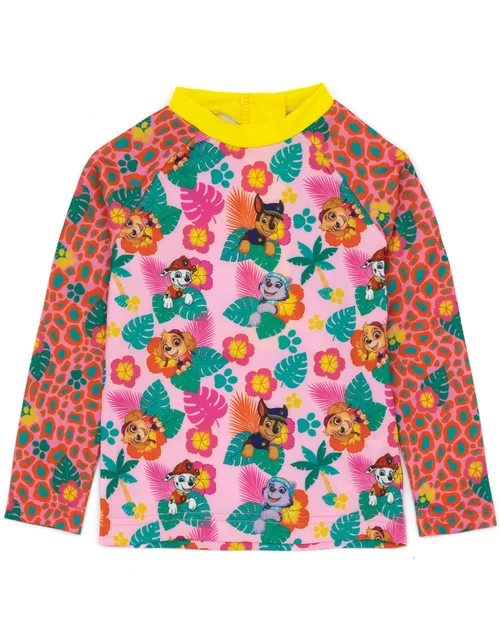 Paw Patrol Kids Pink 2 Piece Swimsuit (18 Months-7 Years) - Age 5-6 Years Image 4