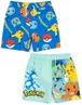 Pokemon Characters Blue Swim Shorts 2 Pack (3-12 Years) - Age 9-10 Years Image 1