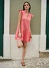 Yumi Coral Double Cotton Tunic With Frill Sleeves - 18 Image 1