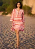 Yumi Coral Geo Stripe Print Beach Tunic - 16 Image 2