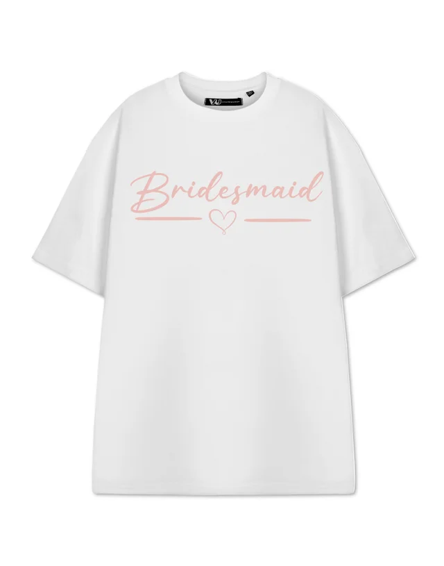 Show Me The Merch The Bridesmaid White T Shirt
