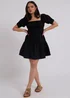 Urban Bliss Prairie Black Tiered Dress - 10 Image 1