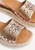 Linzi Radiance Pink Flatform Sandals - Size 3 Image 4