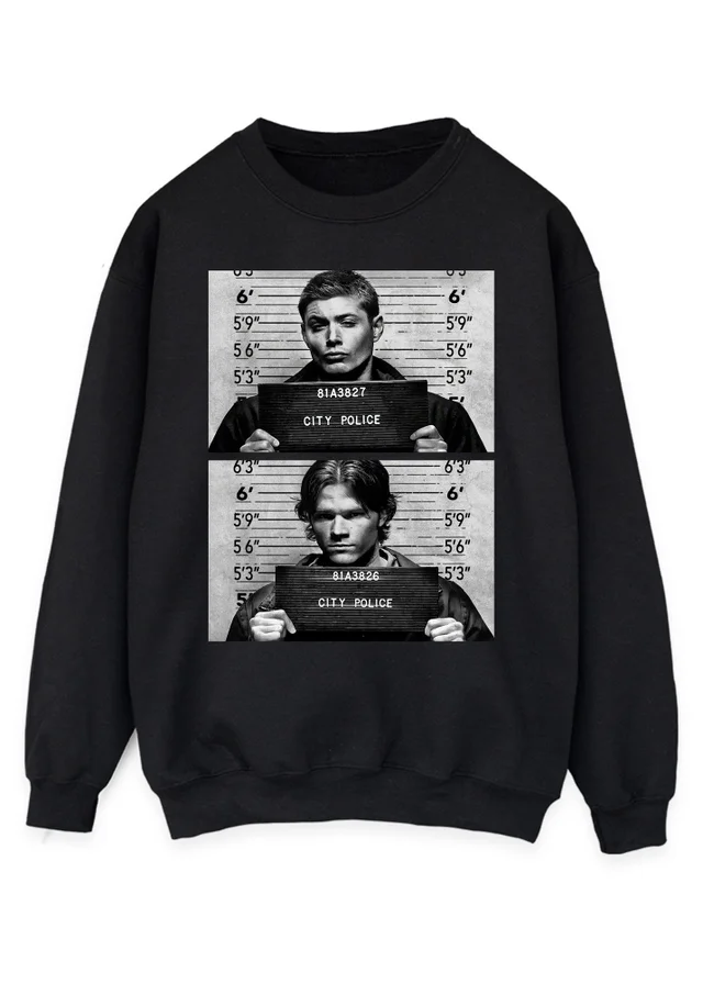 Spiral Galaxy Supernatural Winchester Black Sweatshirt