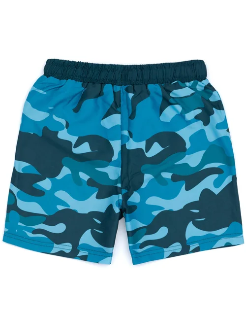 Sonic The Hedgehog Camo Kids Blue Swim Shorts (4-14 Years) - Age 13-14 Years Image 2
