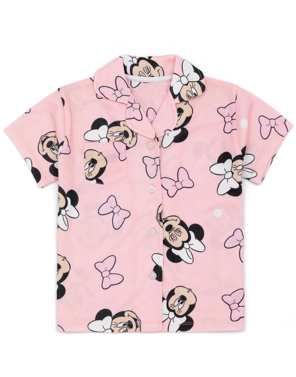 Vanilla Underground Disney Minnie Mouse Kids Shortie Pyjamas (18 Months-8 Years) - Age 7-8 Years Image 4
