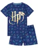 Harry Potter Kids Shortie Blue Pyjamas (5-14 Years) - Age 9-10 Years Image 1