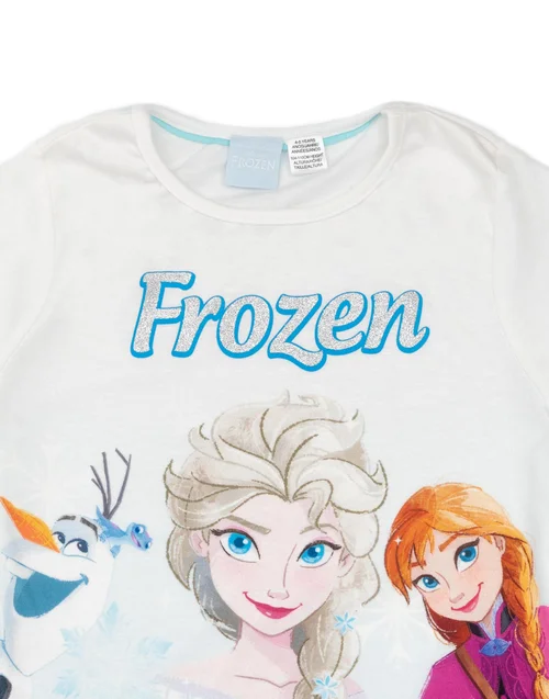 Vanilla Underground Disney Frozen Kids Blue Shortie Pyjamas (2-8 Years) - Age 3-4 Years Image 3
