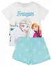 Vanilla Underground Disney Frozen Kids Blue Shortie Pyjamas (2-8 Years) - Age 3-4 Years Image 1