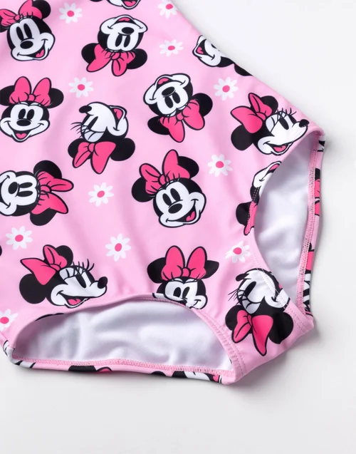 Disney Minnie Mouse Kids Pink 1 Piece Swimsuit (18 Months-8 Years) - 18 - 24 Months Image 5
