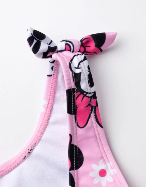 Disney Minnie Mouse Kids Pink 1 Piece Swimsuit (18 Months-8 Years) - 18 - 24 Months Image 4