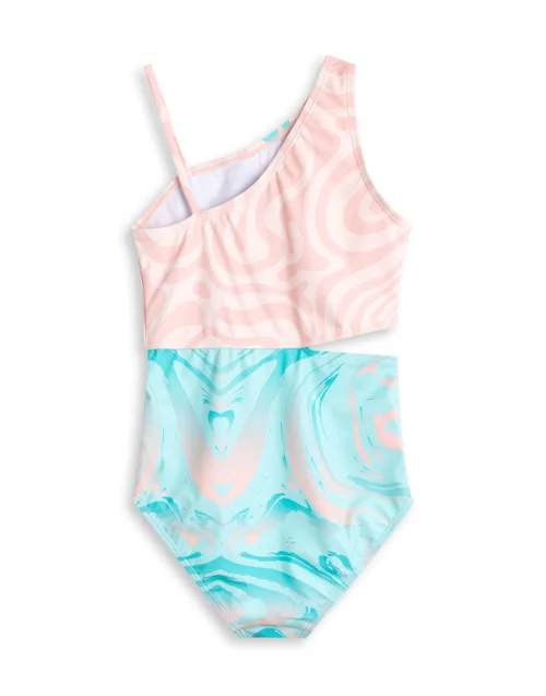 Disney Moana Kids Multi Coloured 1 Piece Swimming Costume (2-10 Years) - Age 6-7 Years Image 2