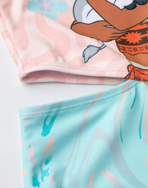 Disney Moana Kids Multi Coloured 1 Piece Swimming Costume (2-10 Years) - Age 6-7 Years Image 4