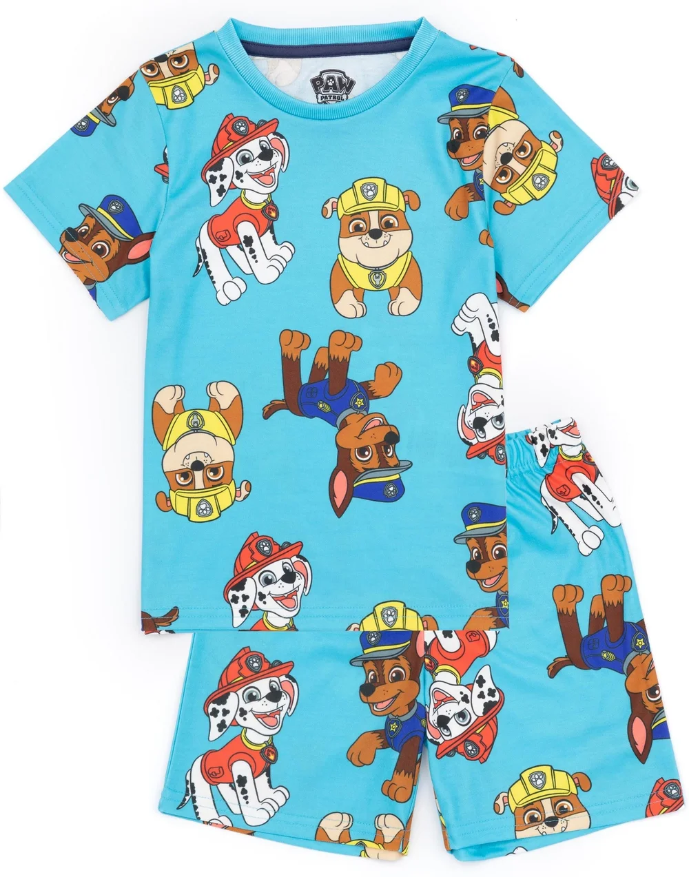 Paw Patrol Characters Kids Shortie Multi Coloured Pyjamas (2-7 Years) - Age 4-5 Years Image 2