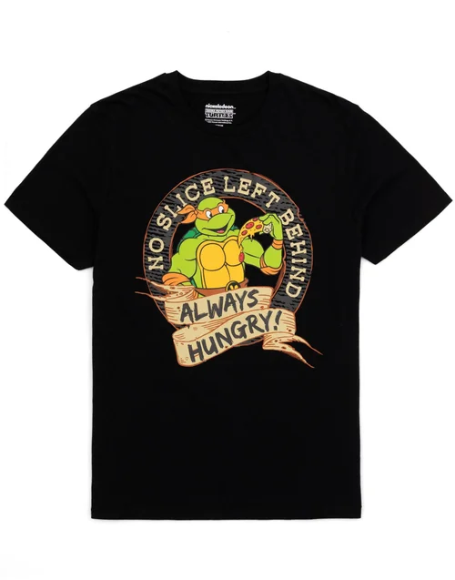 Teenage Mutant Ninja Turtles Grey "Always Hungry" Shortie Pyjamas - Medium Image 3