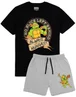 Teenage Mutant Ninja Turtles Grey "Always Hungry" Shortie Pyjamas - Medium Image 1
