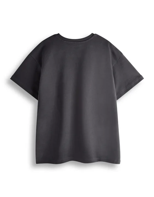 Pokemon Kids Black T-Shirt & Shorts Set (4-14 Years) - Age 7-8 Years Image 2