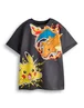 Pokemon Kids Black T-Shirt & Shorts Set (4-14 Years) - Age 7-8 Years Image 3