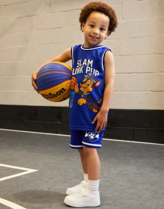 Vanilla Underground Paw Patrol Chase Kids Blue Basketball Set (2-7 Years)