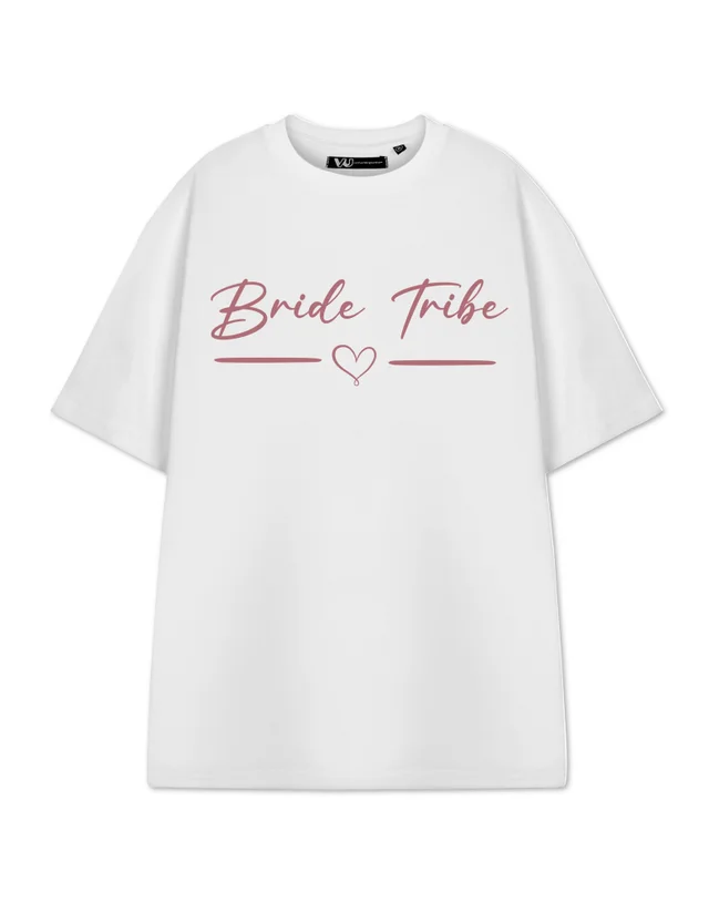 Show Me The Merch Bride Tribe White T Shirt