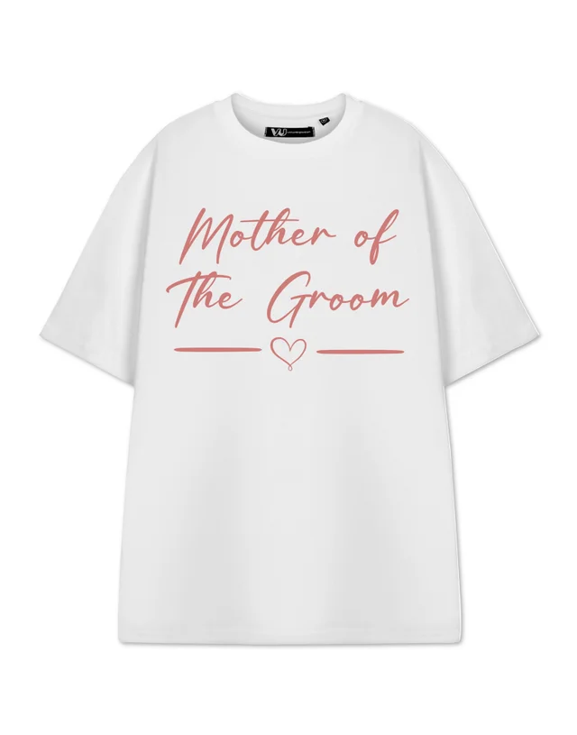 Show Me The Merch Mother Of The Groom White T Shirt