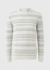 Cream Striped Knit Jumper - Extra Large Image 3