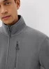 Souluxe Grey Funnel Neck Fleece - M Image 3