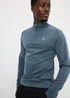 Souluxe 1/4 Zip Long Sleeve Top - Small Image 1
