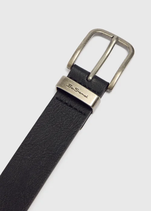 Ben Sherman Black Bodwitch Belt - Small/Medium Image 2