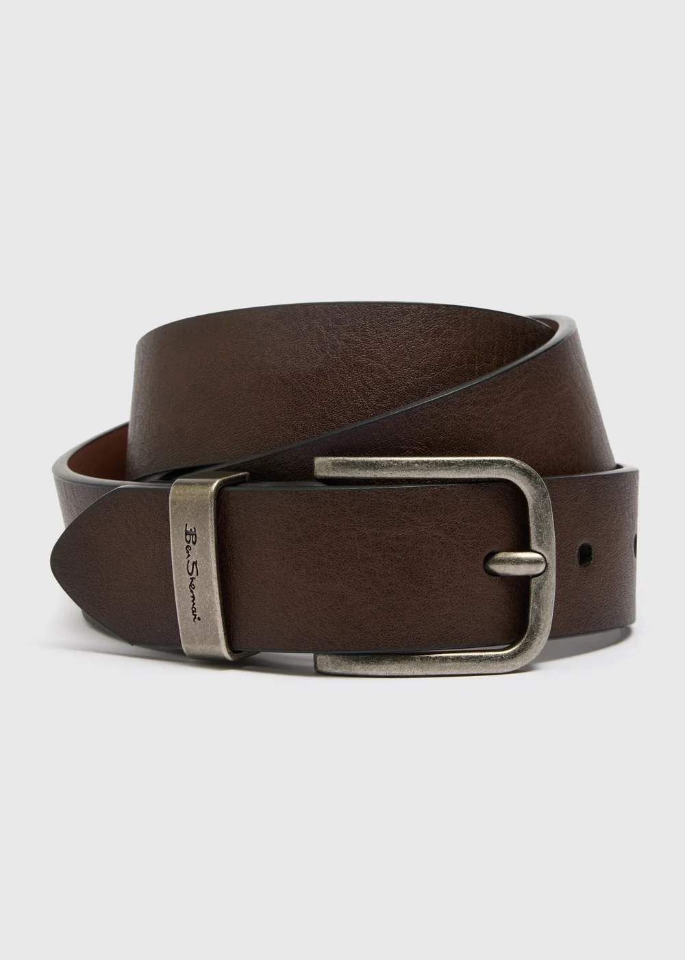 Ben Sherman Brown Bodwitch Belt - Small/Medium Image 1