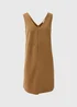 Tan Pinafore Dress - 20 Image 4