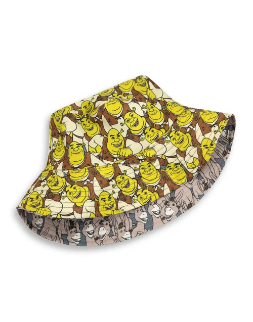 Shrek Reversible Donkey & Shrek Print Bucket Hat - One Size Image 1