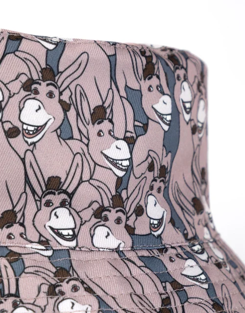 Shrek Reversible Donkey & Shrek Print Bucket Hat - One Size Image 4